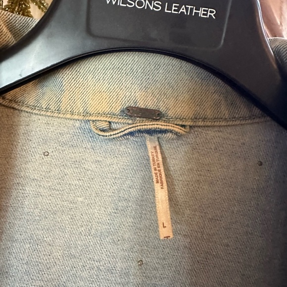 Free People Pearl Jean Jacket in Large - Picture 3 of 5